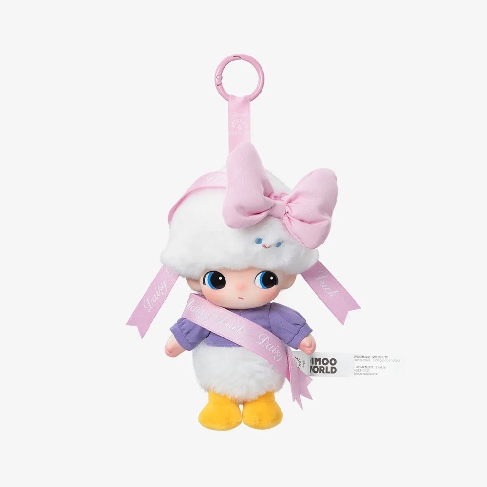 Pop Mart DIMOO WORLD × DISNEY Series-Vinyl Plush Keychain Blind Box Daisy